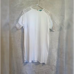 NWOT TWO White and Black Karlie dresses with lace